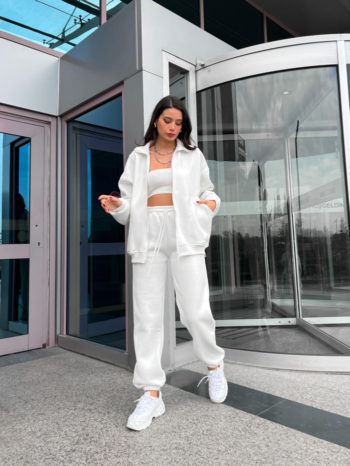 Oversize Paça Lastikli Eşofman Takım