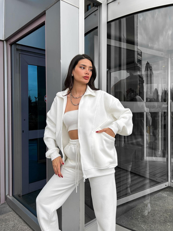 Oversize Paça Lastikli Eşofman Takım