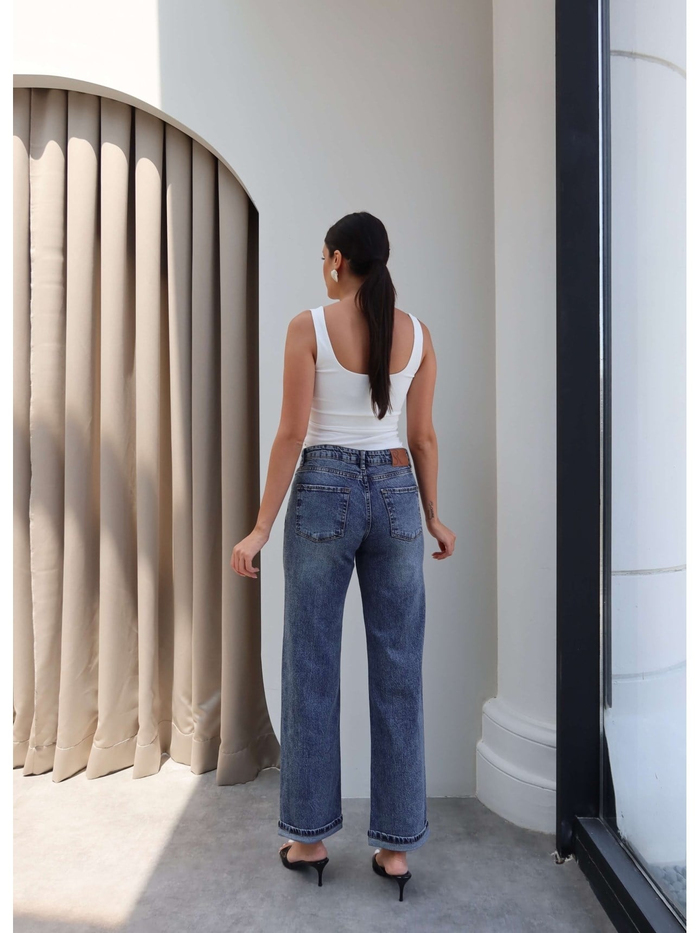 Paça Katlamalı Orj Jean