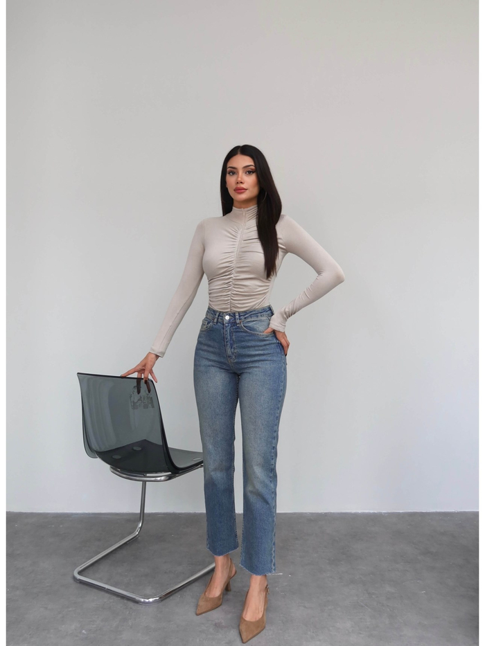 Paça Kesik Orj Jean