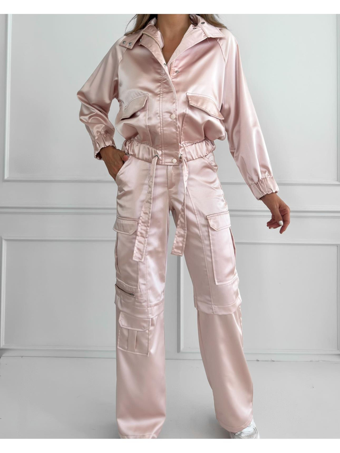 Pink Satın İkili Takım