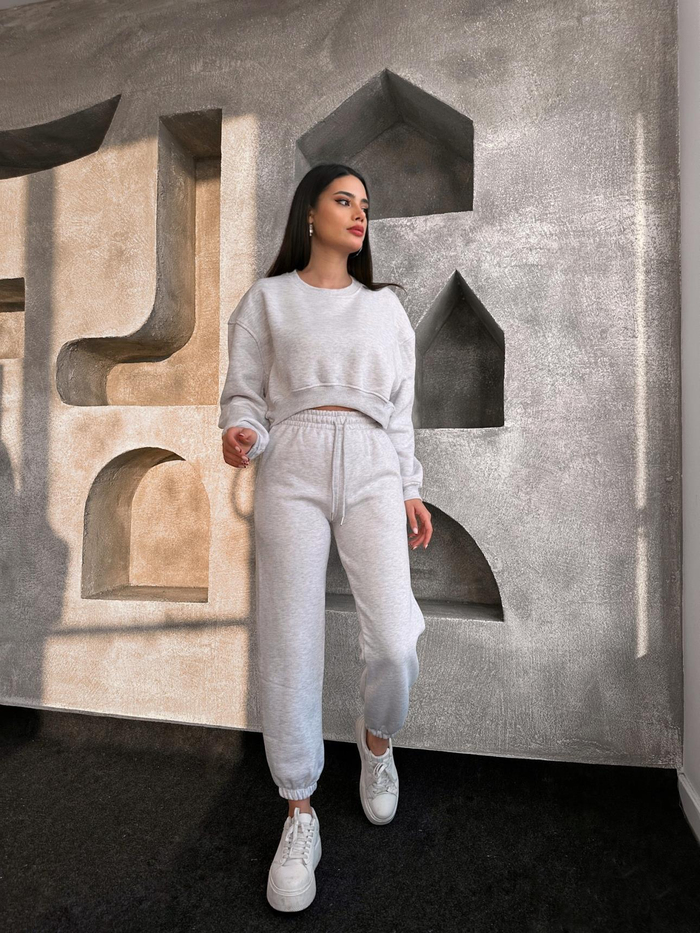 Plush Joggers Eşofman Takım