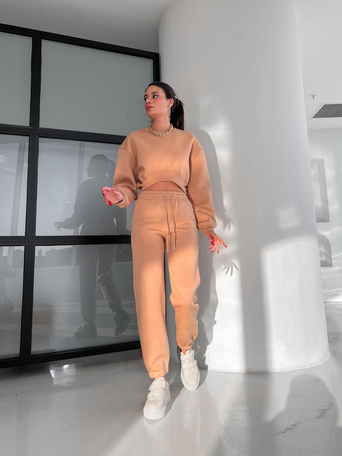 Plush Joggers Eşofman Takım
