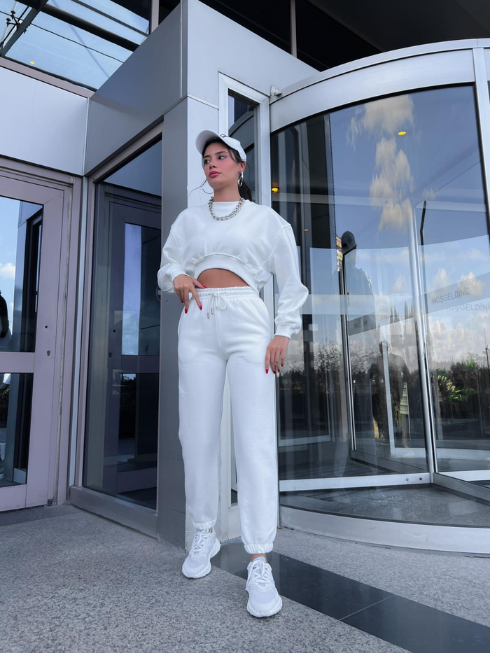 Plush Joggers Eşofman Takım