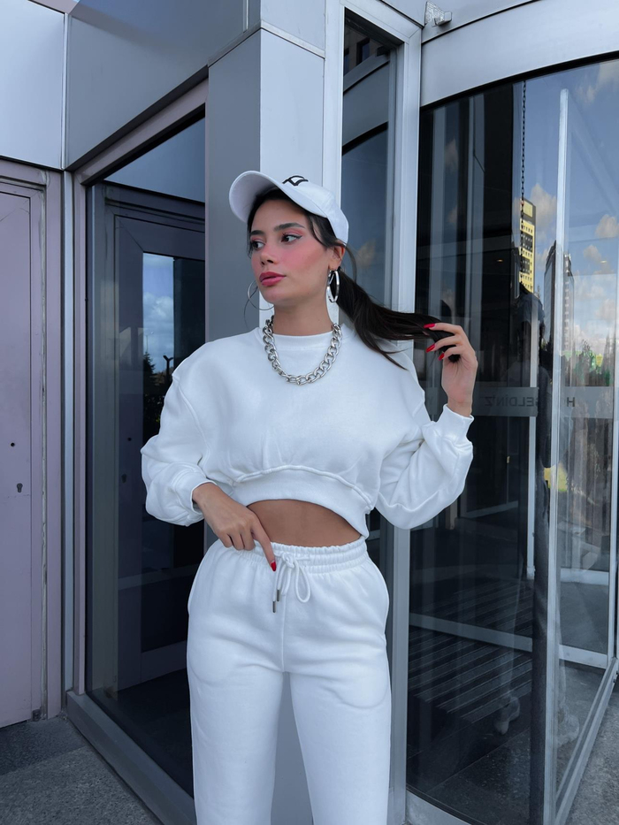 Plush Joggers Eşofman Takım