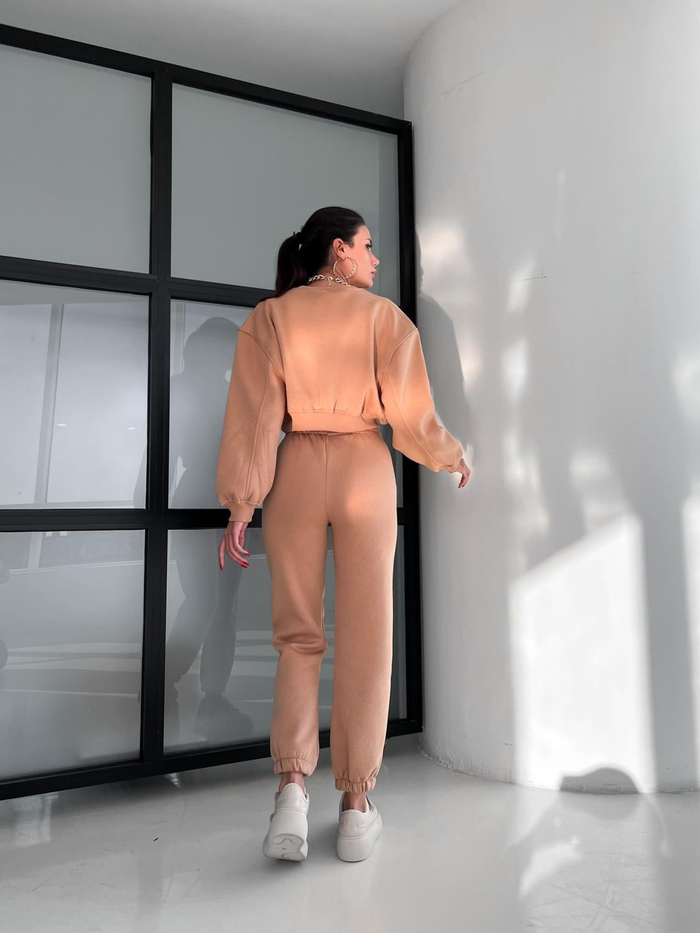 Plush Joggers Eşofman Takım