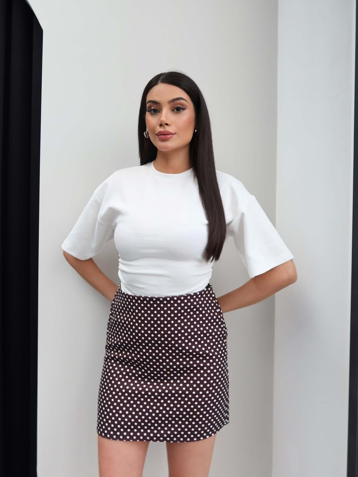 Puantiye Desen Mini Etek