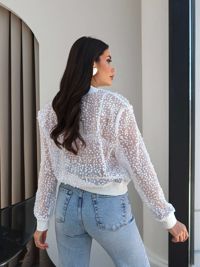 Pullu İnce Bomber Ceket