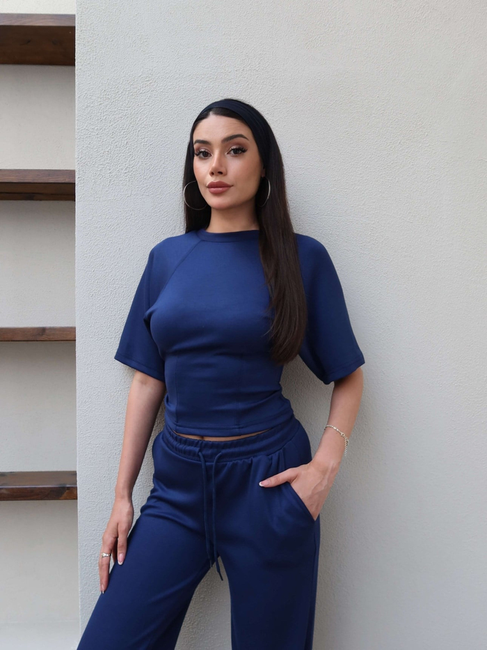 Reglan Kol Bel Pensli Eşofman Takım