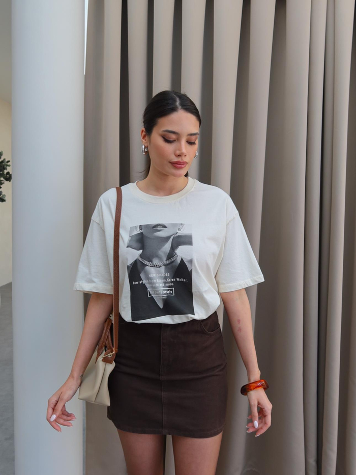Resim Baskılı T-shirt