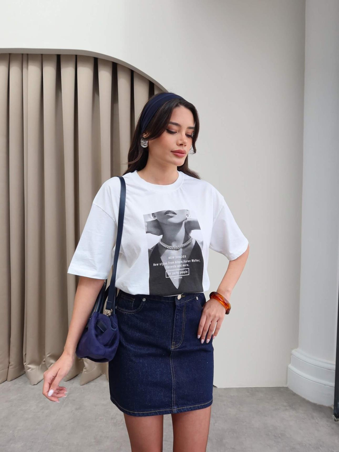 Resim Baskılı T-shirt