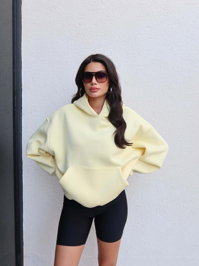 Şardonlu Kanguru Cep Sweatshirt
