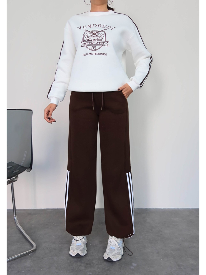 Şardonlu Sweatshirt Eşofman Takım
