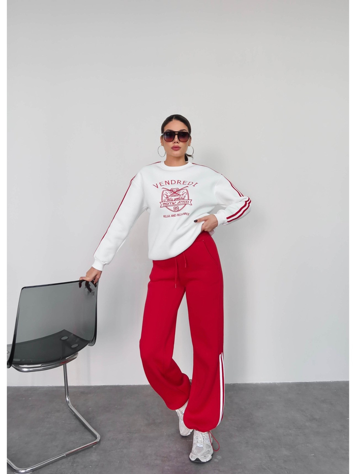 Şardonlu Sweatshirt Eşofman Takım
