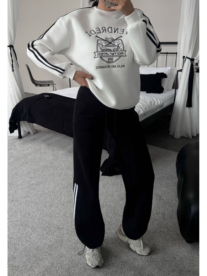 Şardonlu Sweatshirt Eşofman Takım