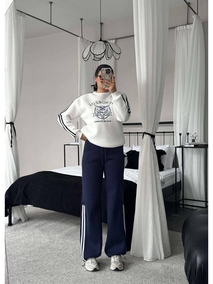 Şardonlu Sweatshirt Eşofman Takım