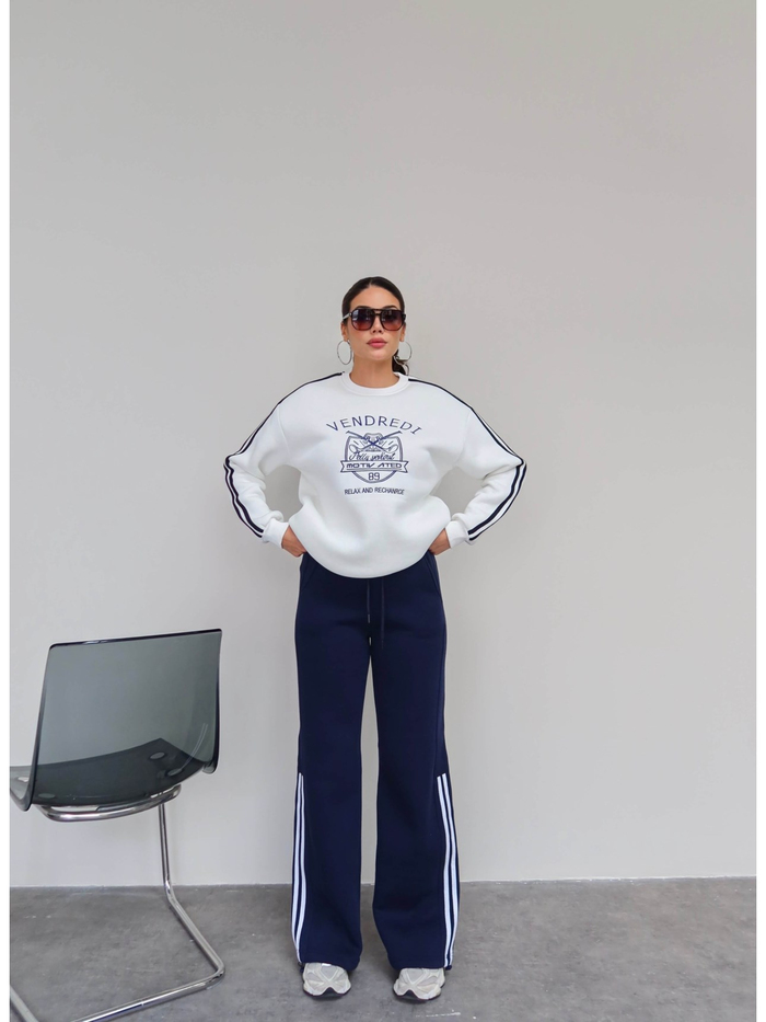Şardonlu Sweatshirt Eşofman Takım