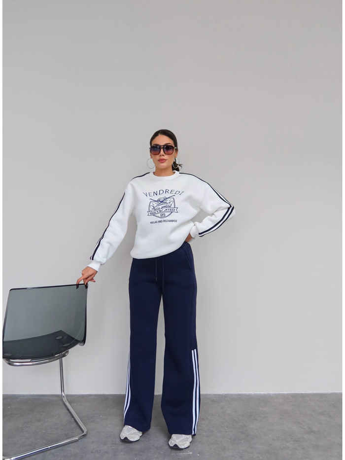 Şardonlu Sweatshirt Eşofman Takım