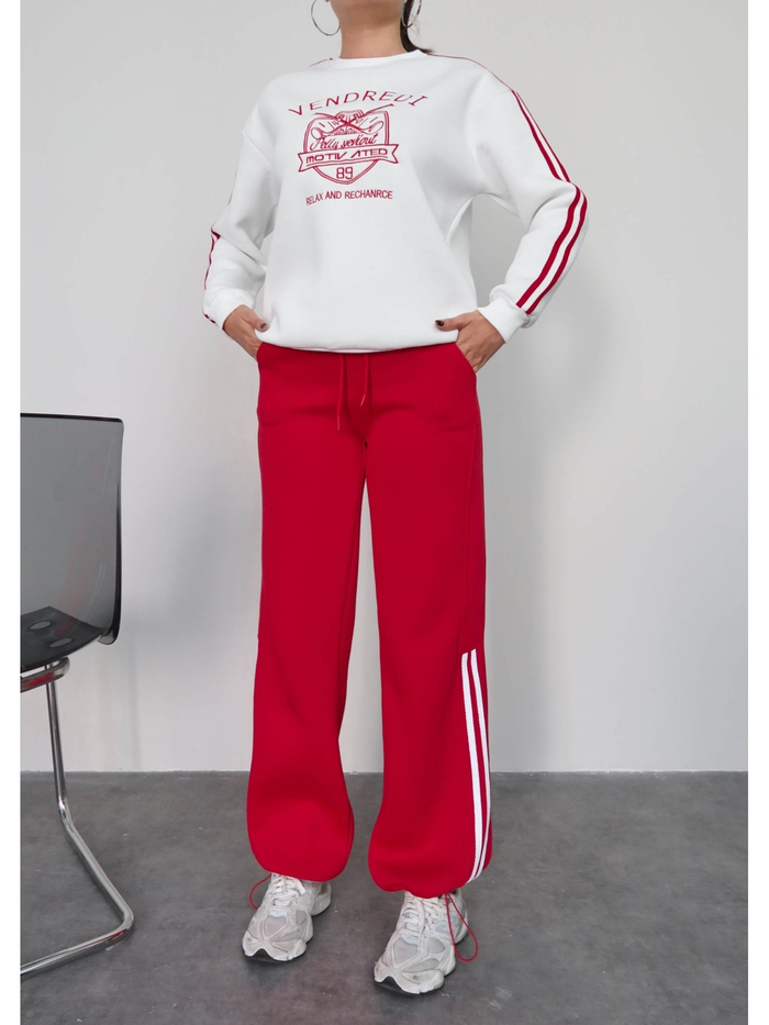 Şardonlu Sweatshirt Eşofman Takım