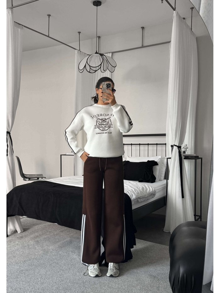 Şardonlu Sweatshirt Eşofman Takım