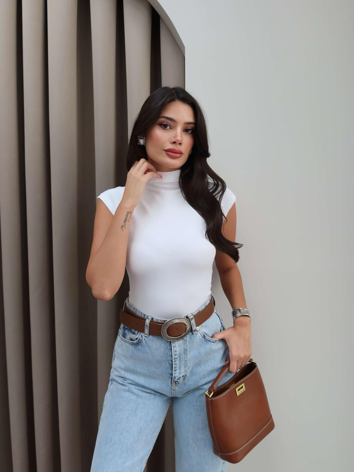 Sıfır Kol Basic Bluz