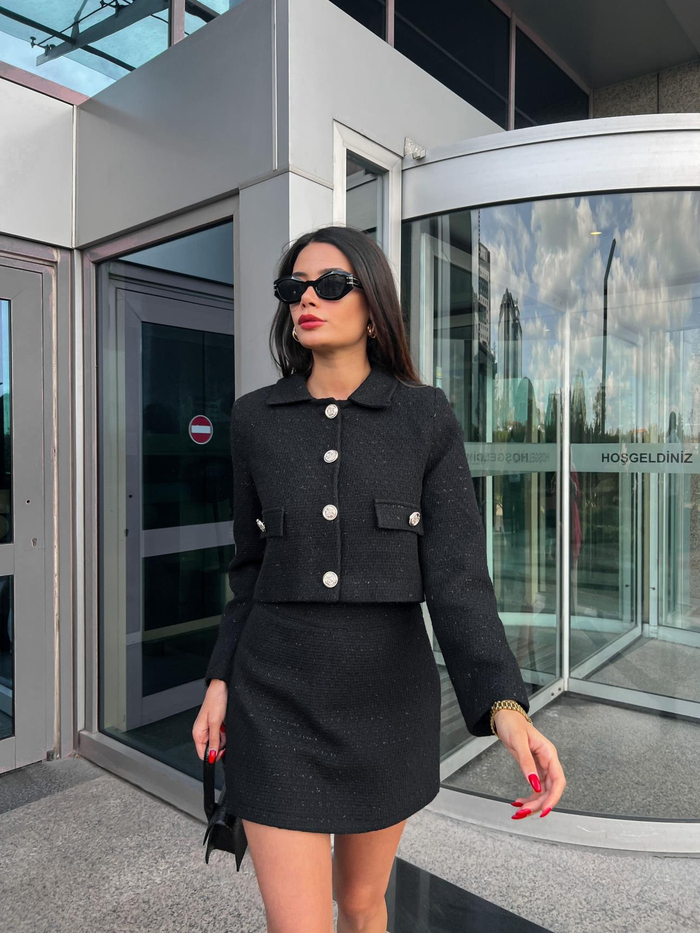 Simli Rebekka Şortlu Takım