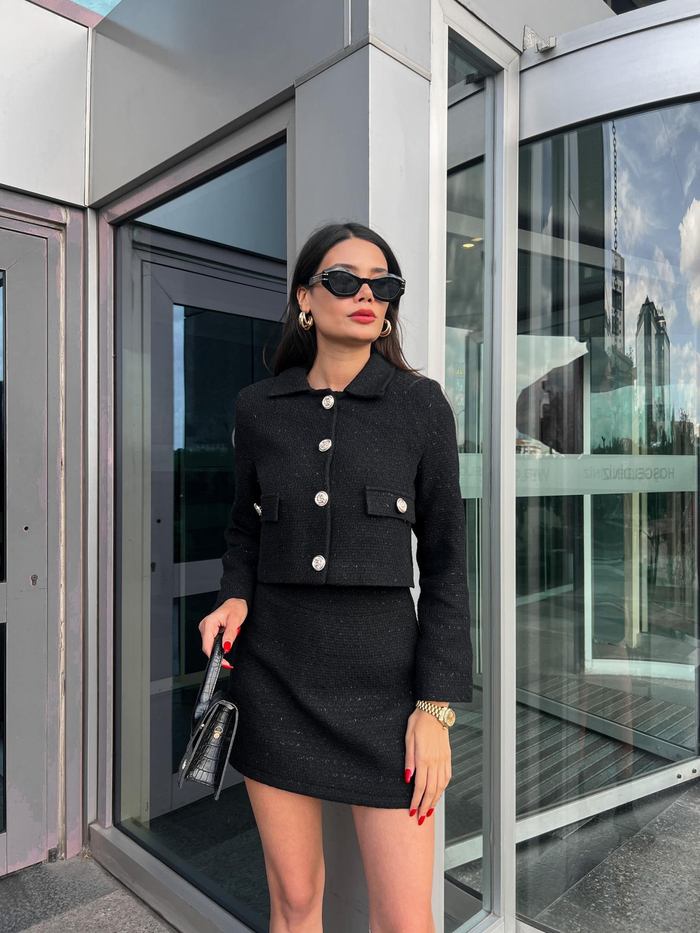 Simli Rebekka Şortlu Takım