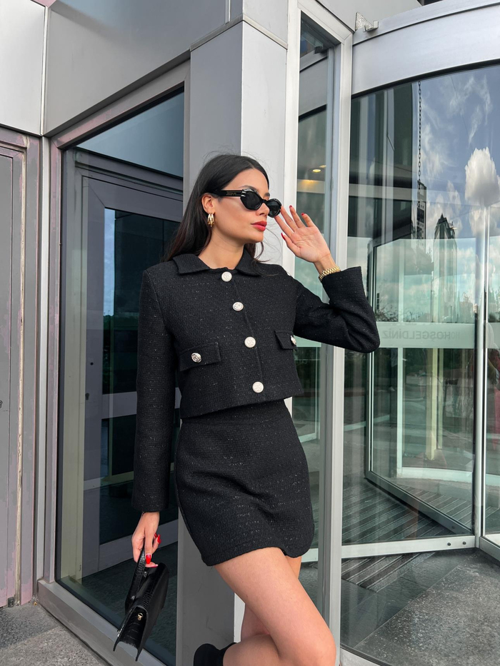 Simli Rebekka Şortlu Takım