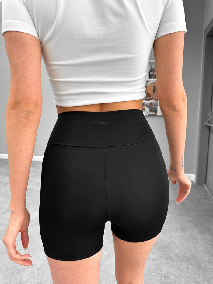 Siyah Orj Biker Şort