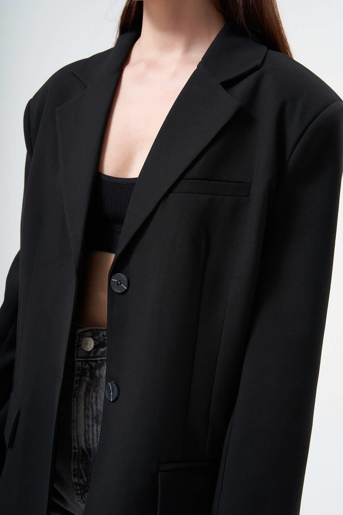 Siyah Oversize Ceket