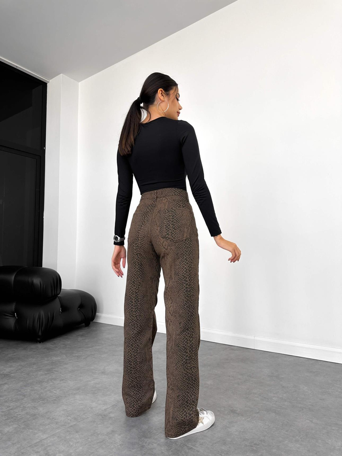 Snake Desen Straight Orj Jean
