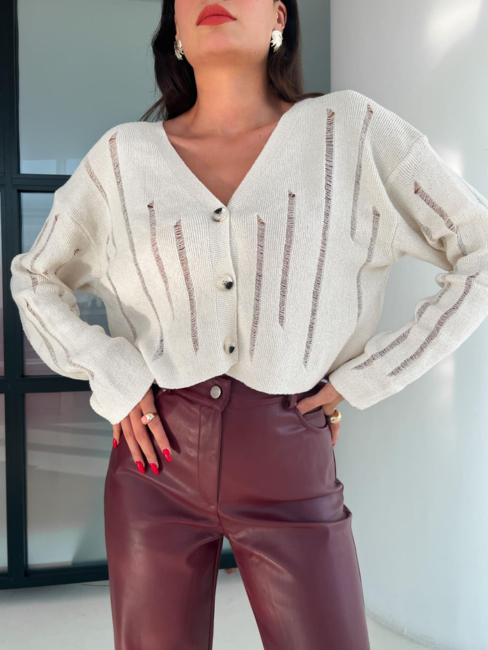 Sofa Ön Düğmeli Hırka