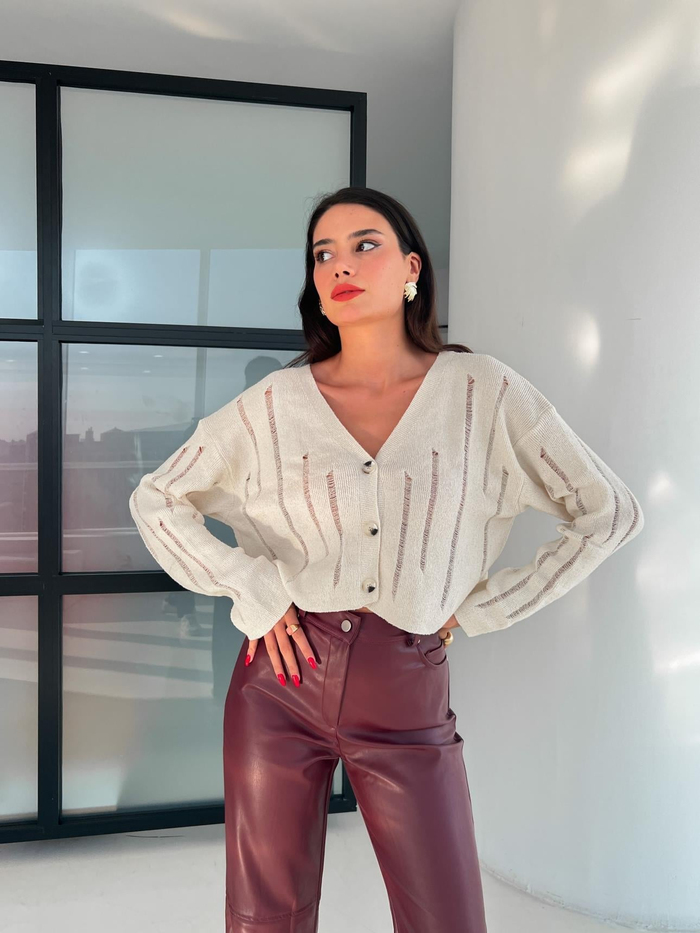 Sofa Ön Düğmeli Hırka
