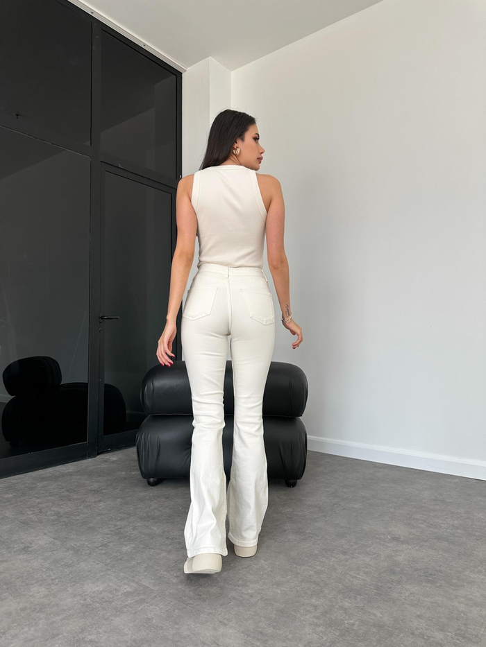 Stone İspanyol Paça Jean