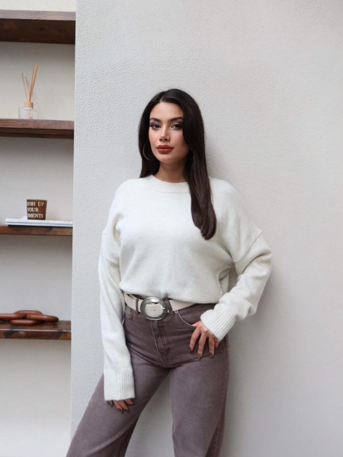 Straight Paça Kesik Jean