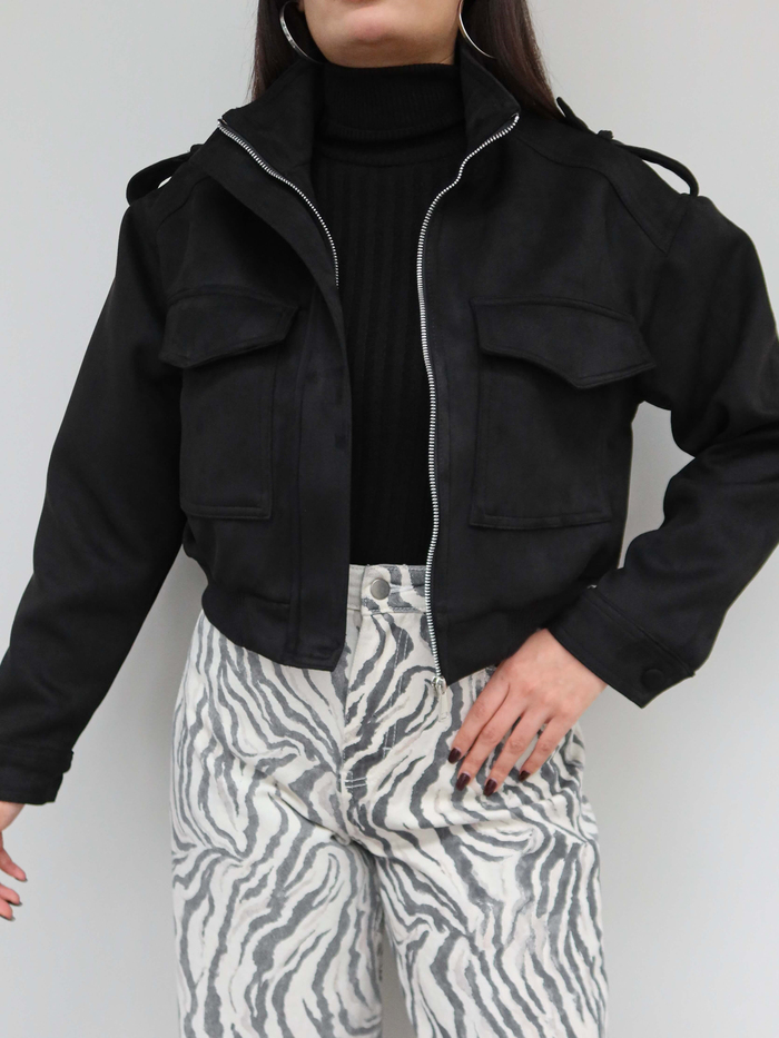 Süet Bomber Ceket E.H Collection