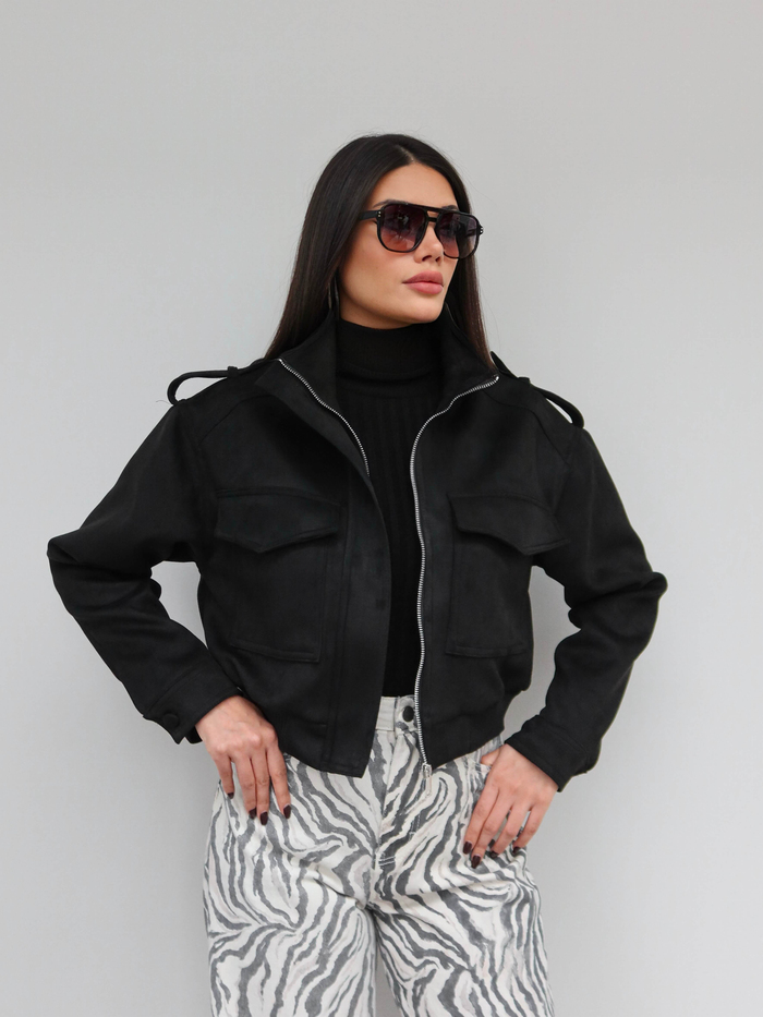 Süet Bomber Ceket E.H Collection