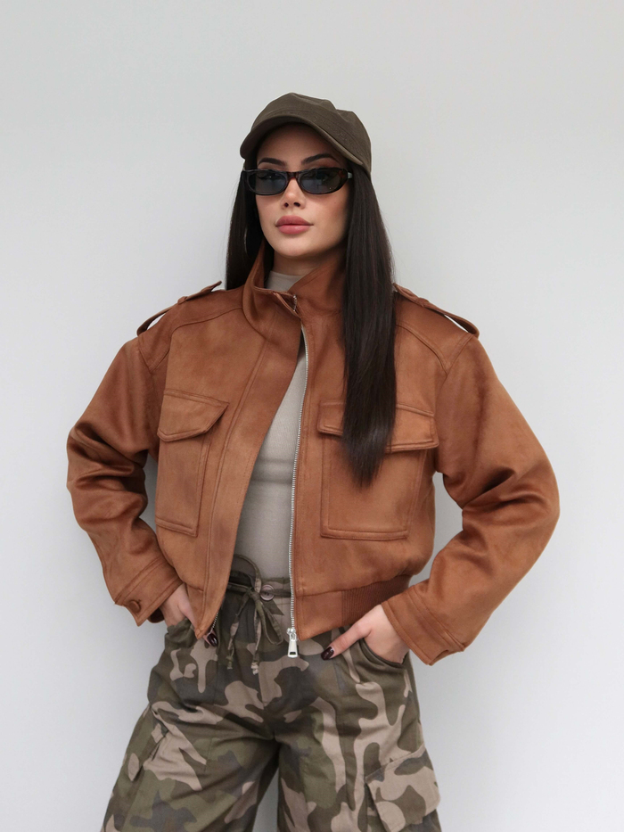 Süet Bomber Ceket E.H Collection