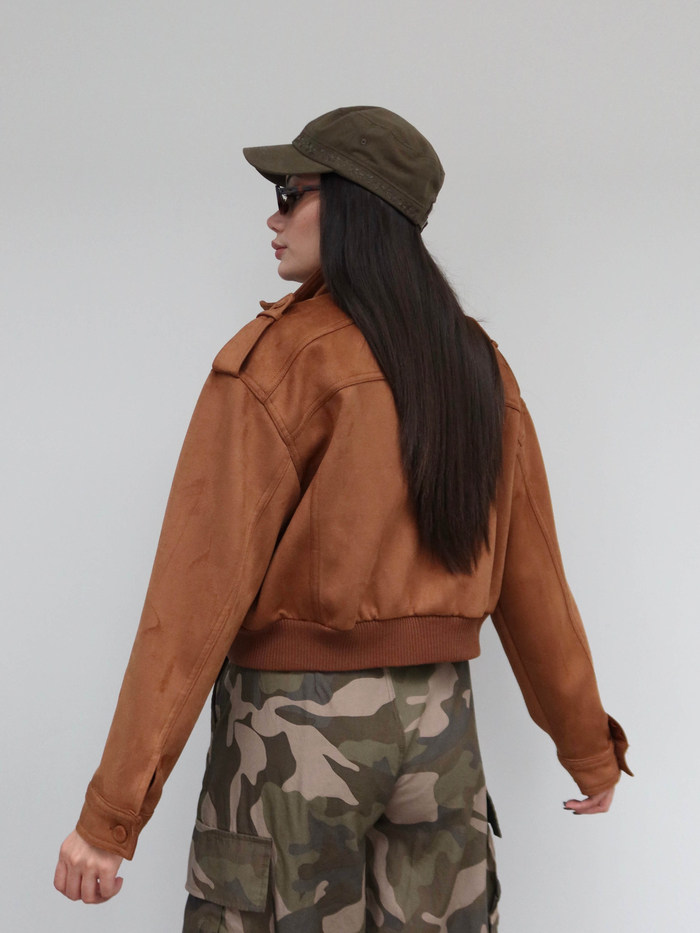 Süet Bomber Ceket E.H Collection