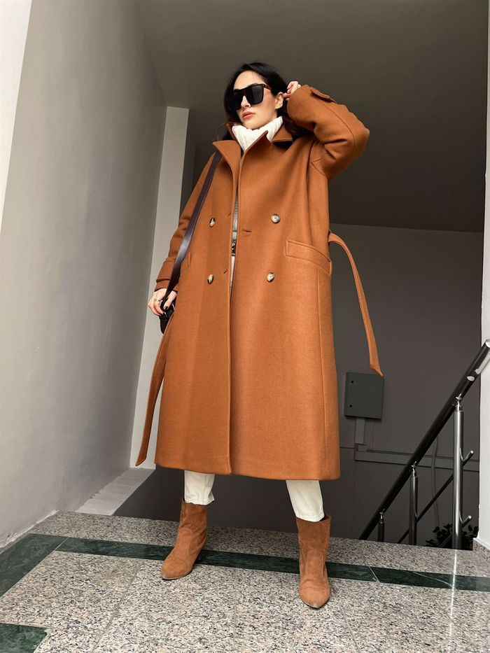 Taba Premium Kaşe Kaban