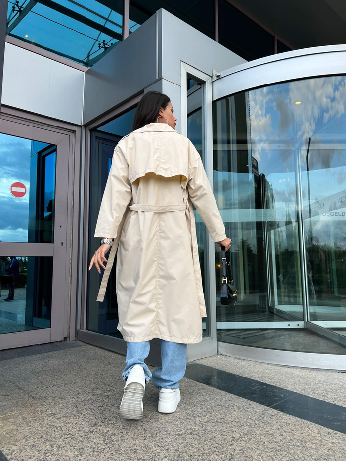 Taş Klasik Long Trench