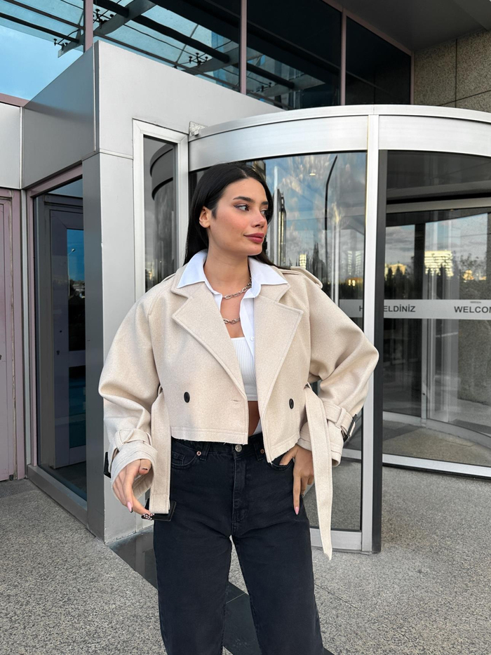 Taş Parkas Kaşe Ceket