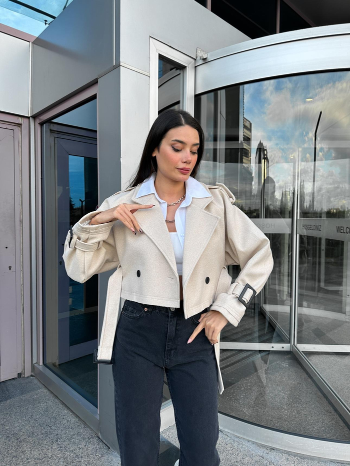 Taş Parkas Kaşe Ceket