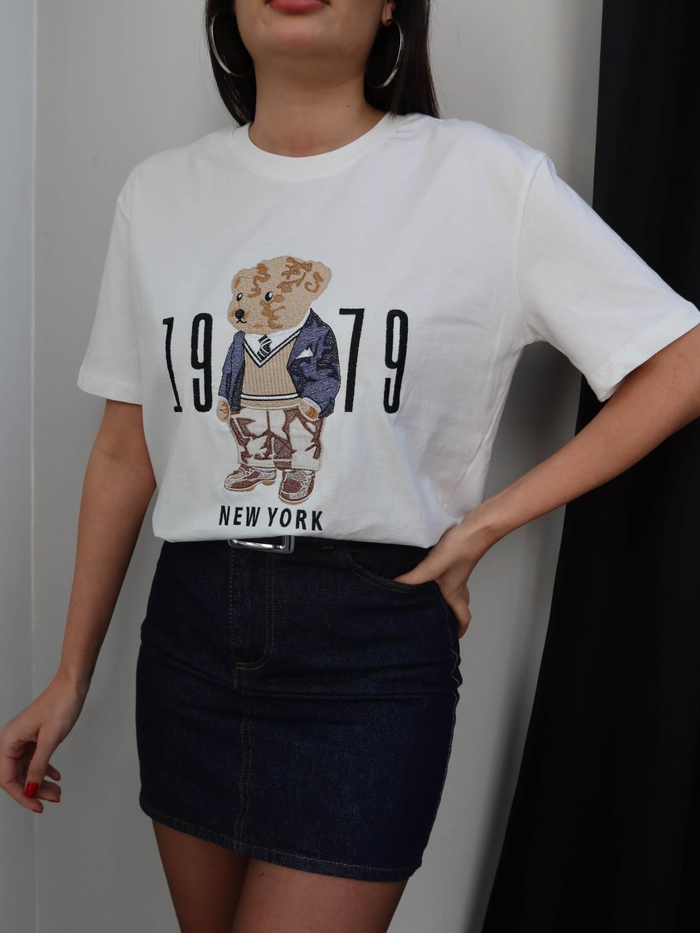 Teddy Bear Nakışlı Tshirt