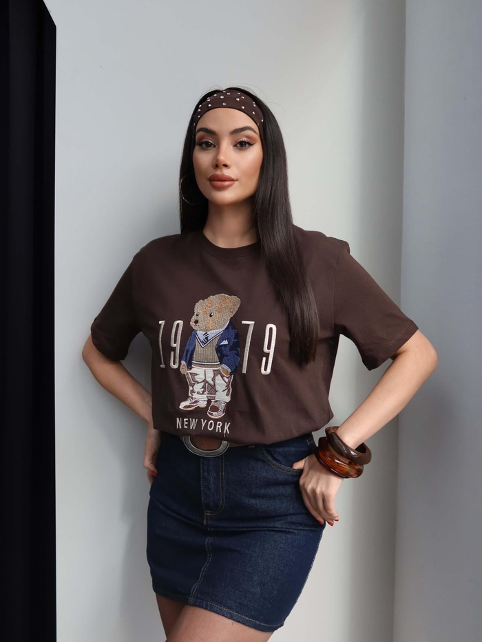 Teddy Bear Nakışlı Tshirt