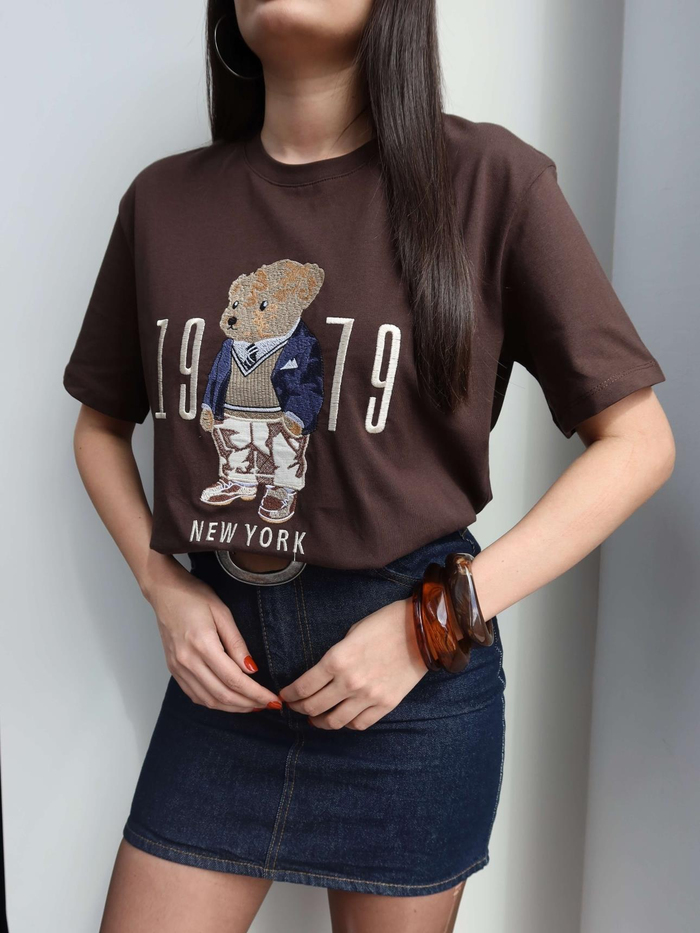 Teddy Bear Nakışlı Tshirt