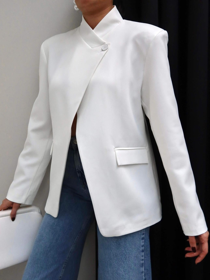 Tek Düğme Tasarım Ceket