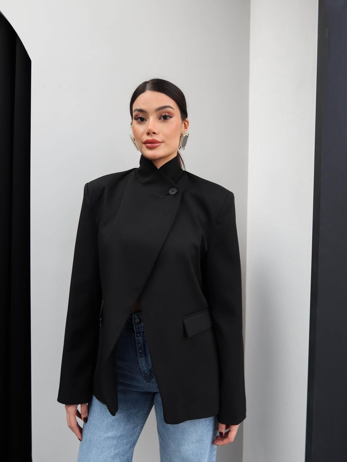 Tek Düğme Tasarım Ceket