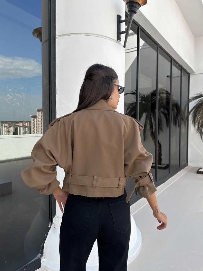 Toprak Parkas Kısa Ceket