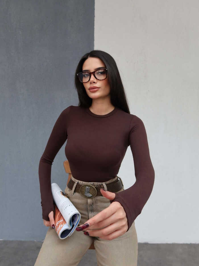 Uzun Kollu Basic Bluz